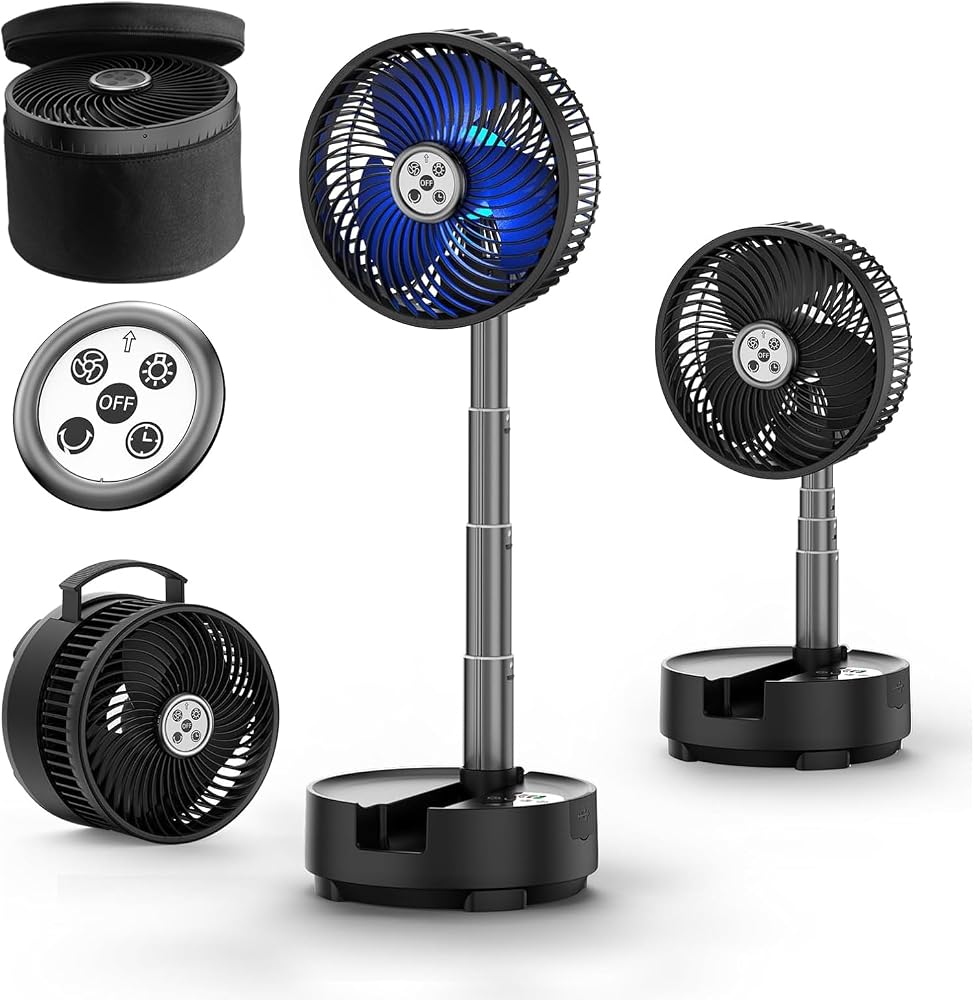 Socool 8" Oscillating Fan 20,000mAh with Remote