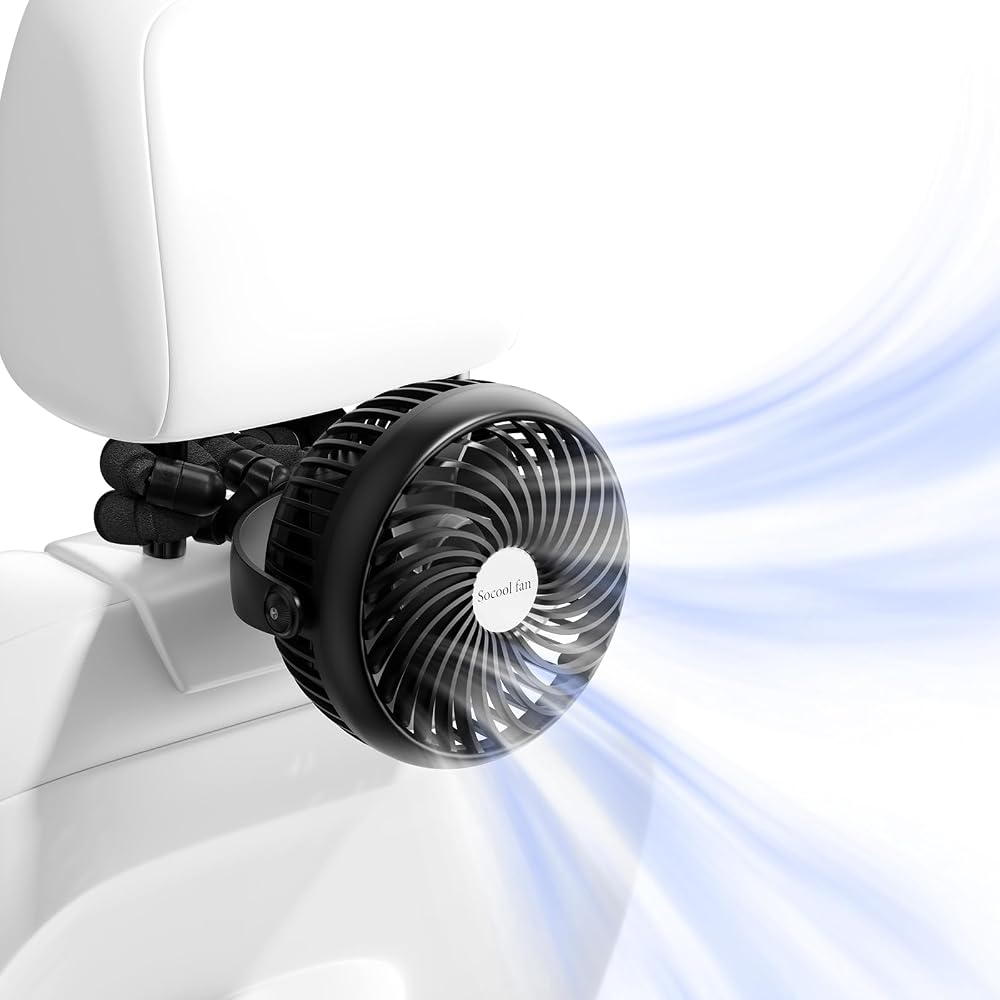 Socool Stroller & Car Fan 5,000mAh Tripod